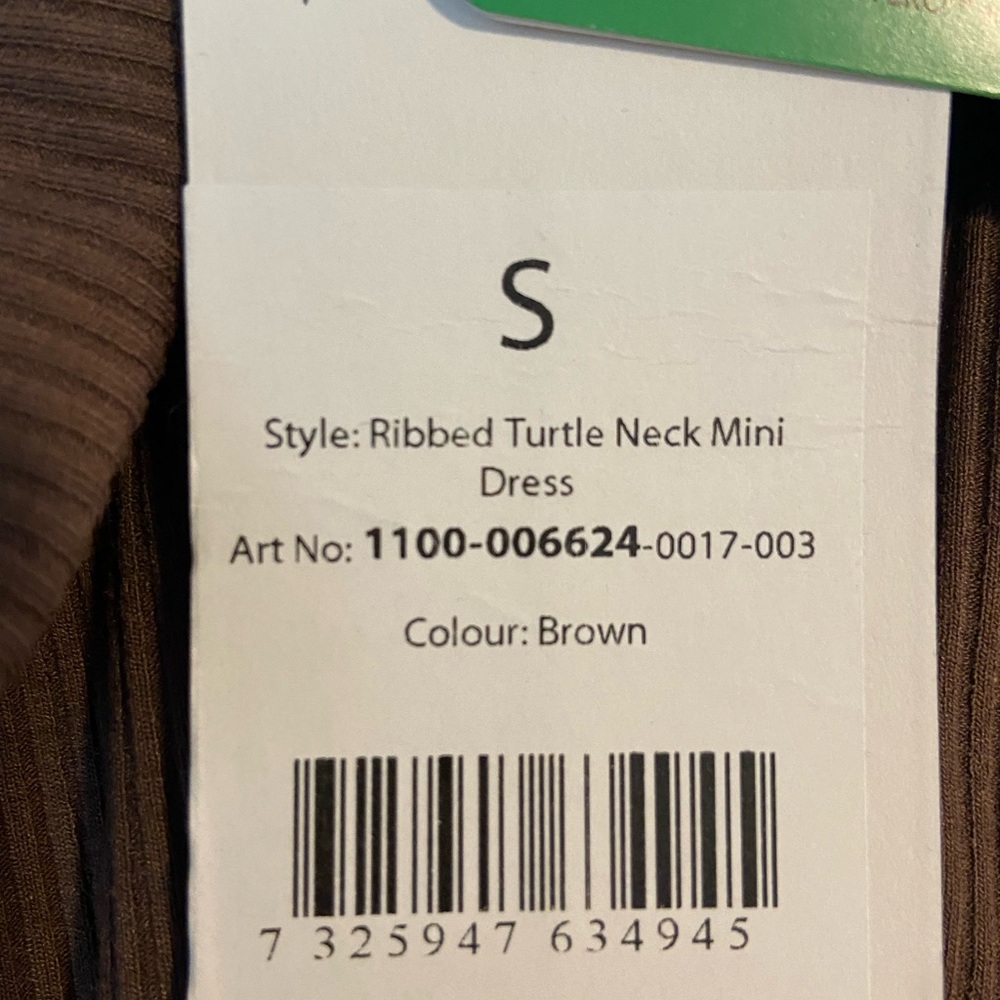 Ribbed Turtle Neck Mini - image 5